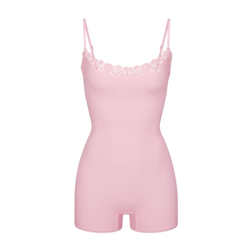 Skims limited SOLD OUT fits everybody onesie in Cherry blossom
